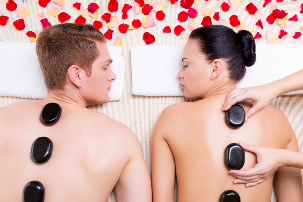 couple in massage